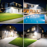 50W LED Floodlights Outdoor 2 Pack 5000LM IP67 Waterproof Security Lights